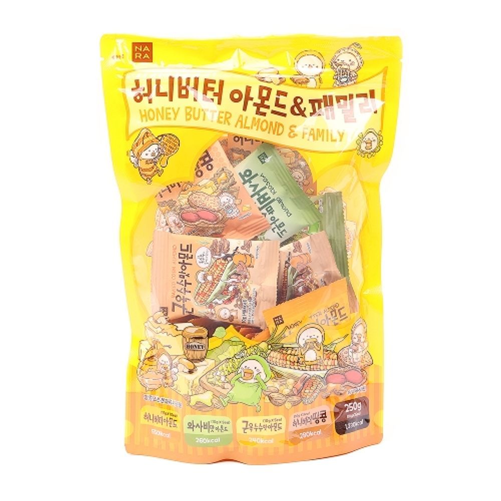 나라 허니버터 아몬드앤패밀리 250g(1개입) 26.03.29