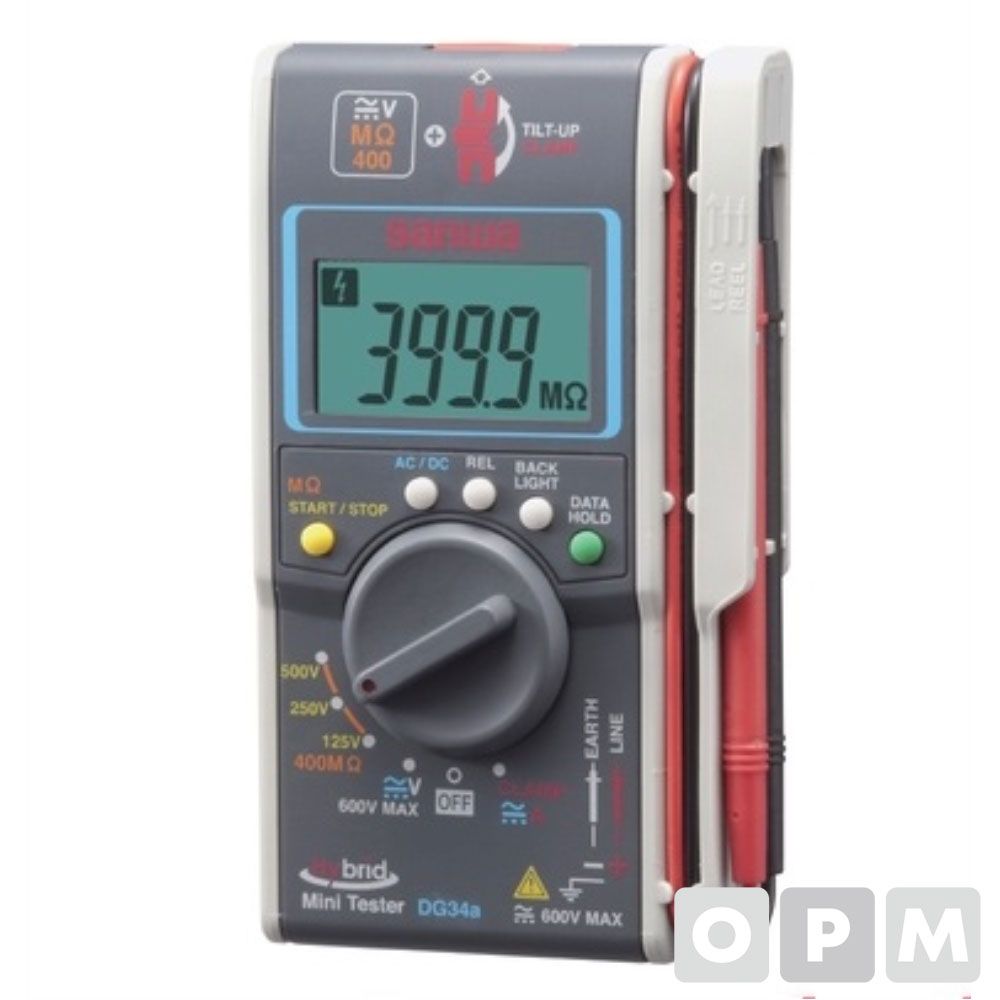 디지털절연저항계및 클램프미터 500V/400M AC/DC-60