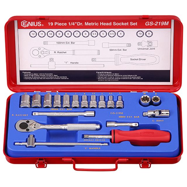 GS-219M 지니어스핸드소켓핸드소켓세트 1SET GS-219