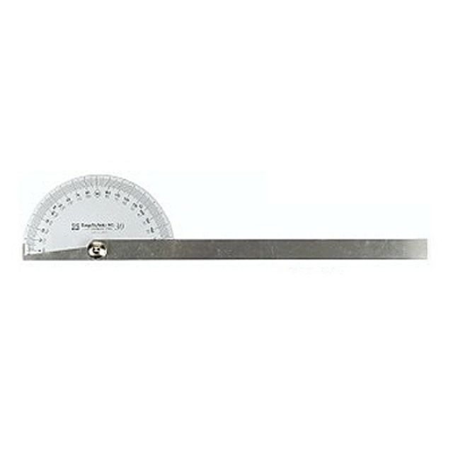 분도기 기본형(실버) 전장-315mm두께-1.5mm(PRT-30S