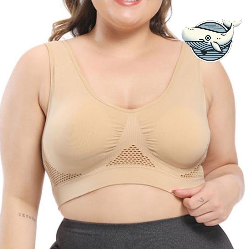 편안한 노와이어 심리스 빅사이즈 브라렛 헐렁한