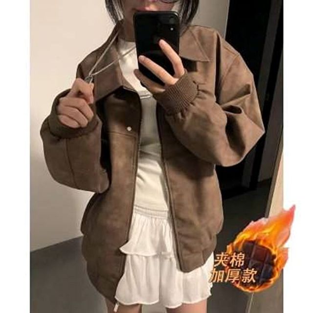 숏 아우터 URS2322185 숏패딩 경량패딩여성 여성야상
