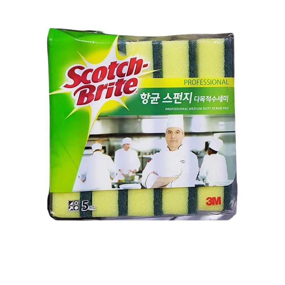 스펀지 수세미 3M 5매 x4개 -식자재 주방 용품
