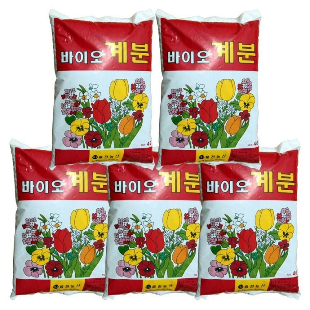비료 계분 4L(5개) 텃밭 퇴비 거름
