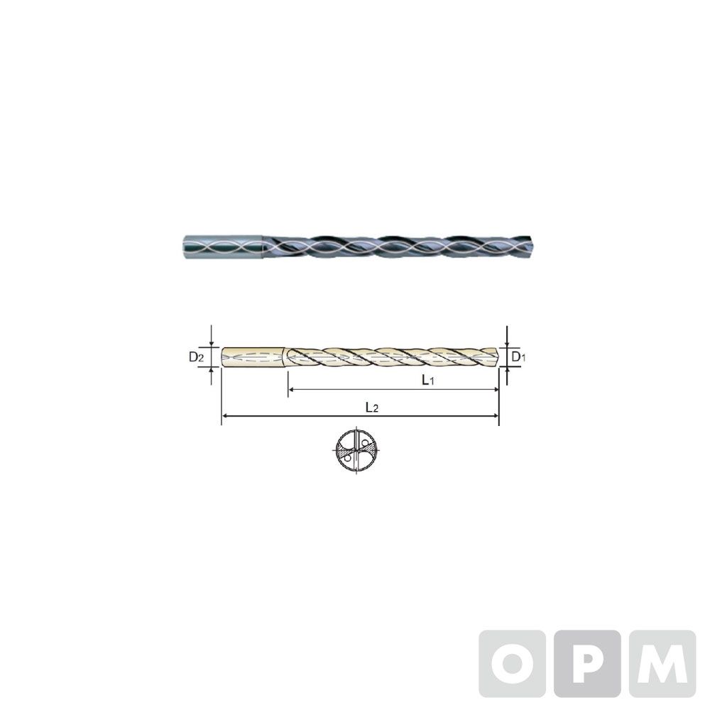 INOX Drills W/C.H 8D D4X6X43X81 (DH453040)