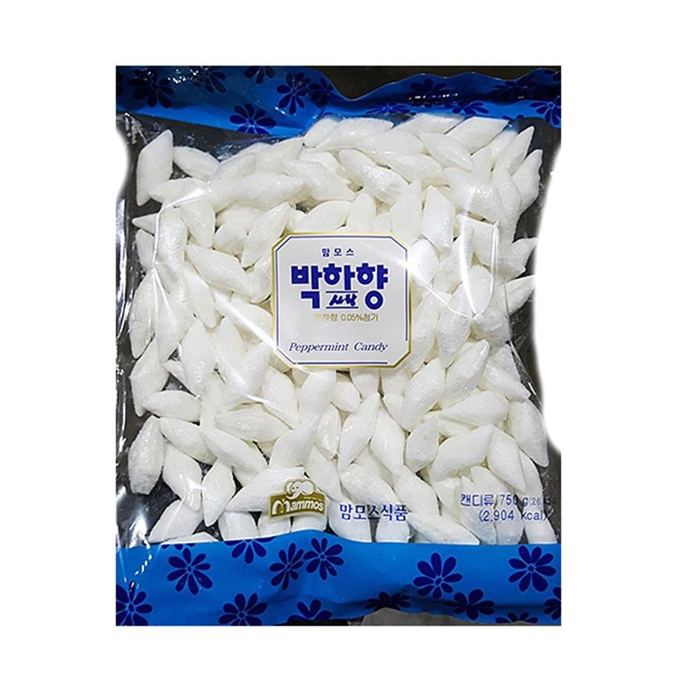 맘모스식품 사탕 박하사탕 업소용사탕 750g