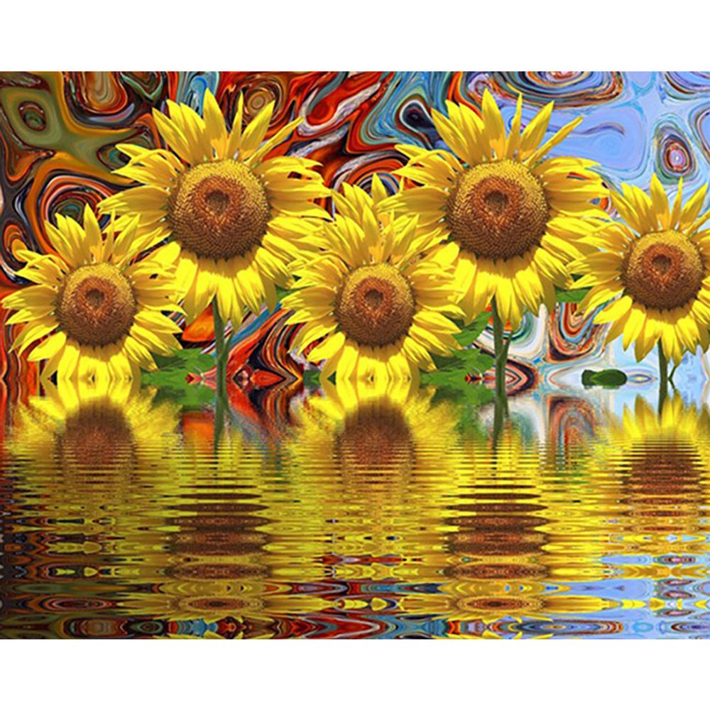 부귀향일규 (패브릭형) 보석십자수 40x60