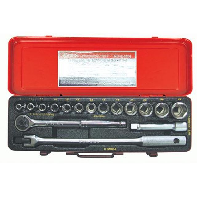 지니어스 핸드소켓세트 GS-416MA (1/2인치 6각)