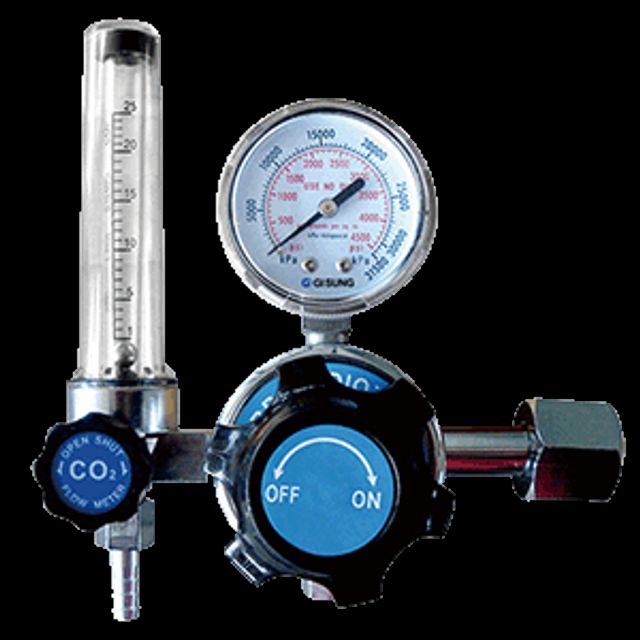 기성웰텍 CO2조정기 GS-FC1Ax110v CO2/23mm