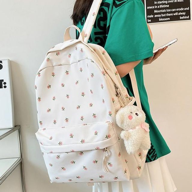 데일리 스쿨 백팩 학생 피크닉 대 가방 경량 캐쥬얼