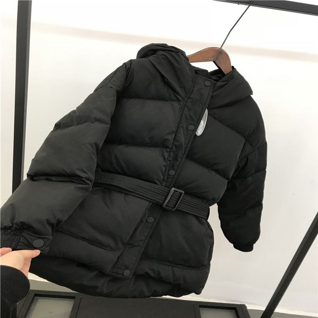 LW61400 다운 남녀공용 학생 후드 오리털 롱패딩