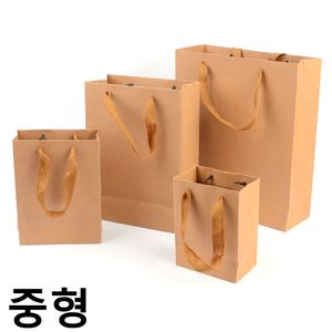 아이티알,NE 크라프트지 선물백 (중형) X20개 종이 쇼핑백 포장백