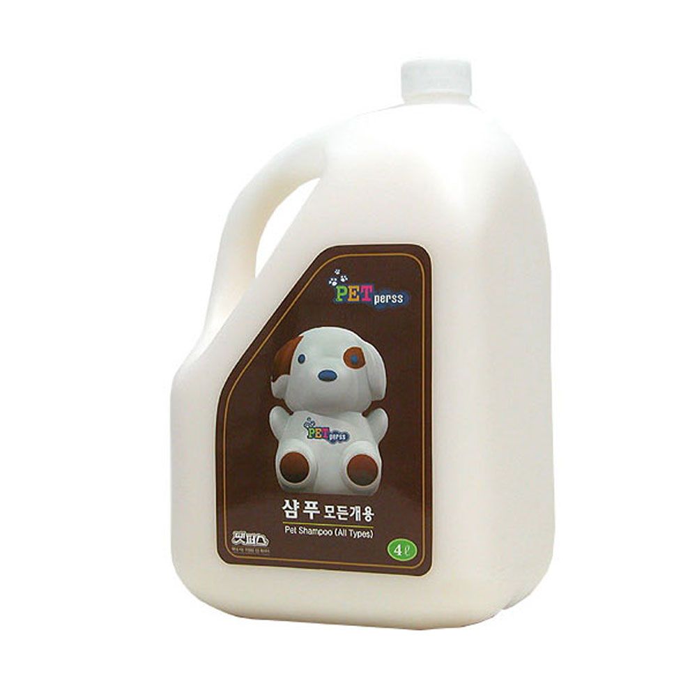 대용량 모든개용 전견용 강아지 애완견 전용 샴푸 4L