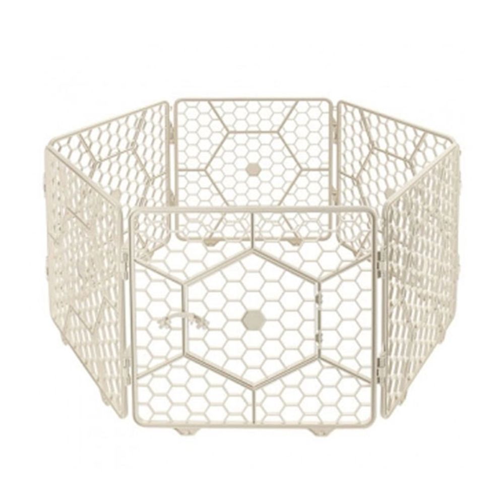 애견 울타리 안전 일상 62X62cm 아이보리 6P 애견 펜