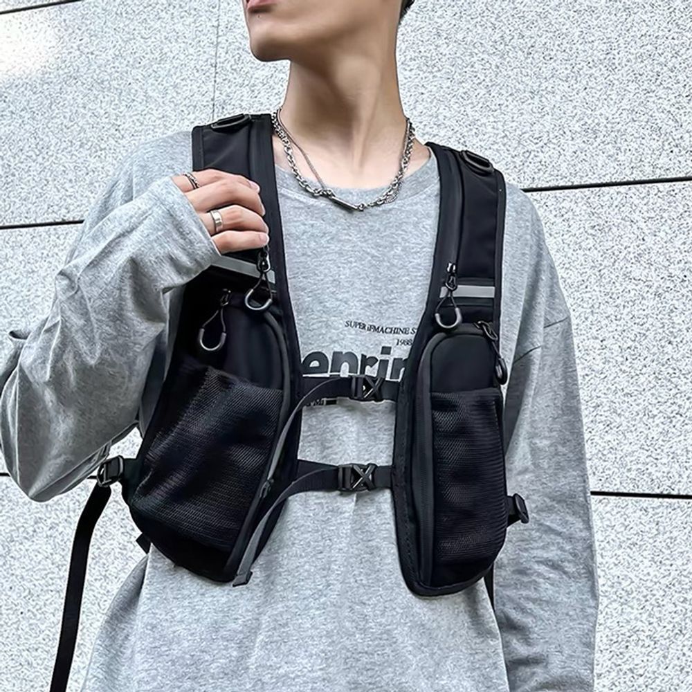 앞으로매는가방 라이딩 체스트백 포켓 등산