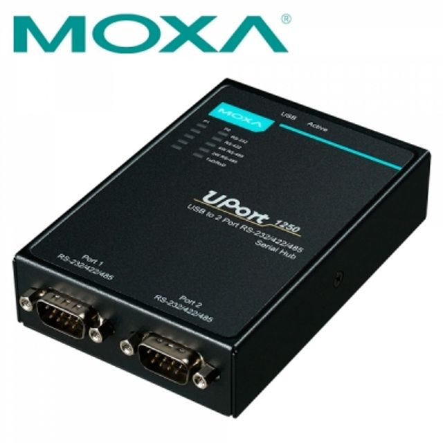 MOXA USB2.0 to 2포트 RS232/422/485 시리얼 컨버터