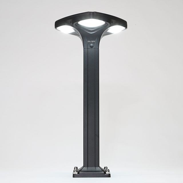 태양광 LED 잔디등 클로버 H600 주광