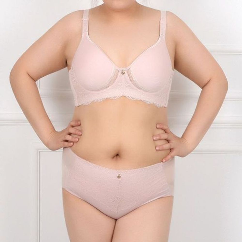 와이어브라 속옷 여자 이너웨어 여성 세트 빅사