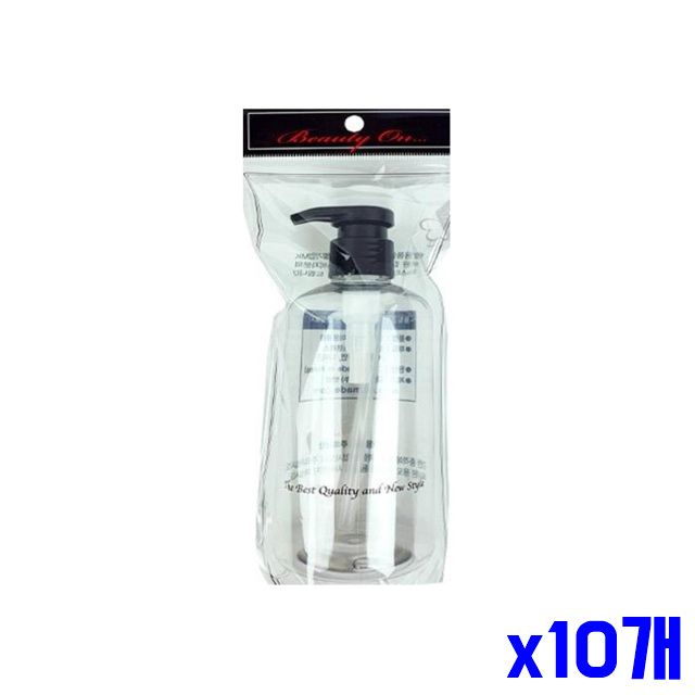 액체 x10개 주방세제 다용도 샴푸 펌프용기 투명용기