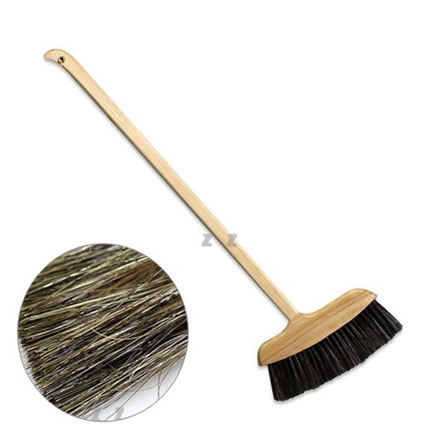 고급 말총비 (대-약78cm) T형 빗자루 바닥청소 사무실