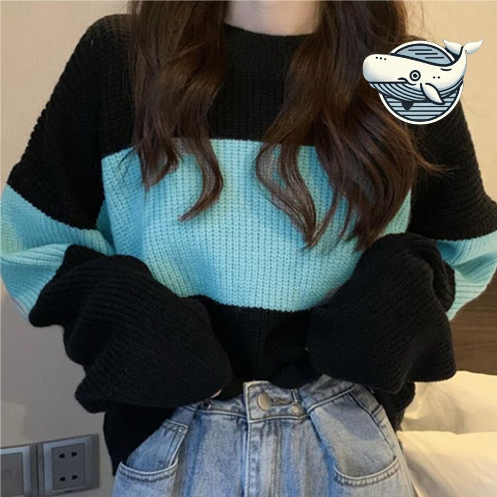 편안한 캐주얼 맨투맨 배색 디자인 루즈핏 긴팔
