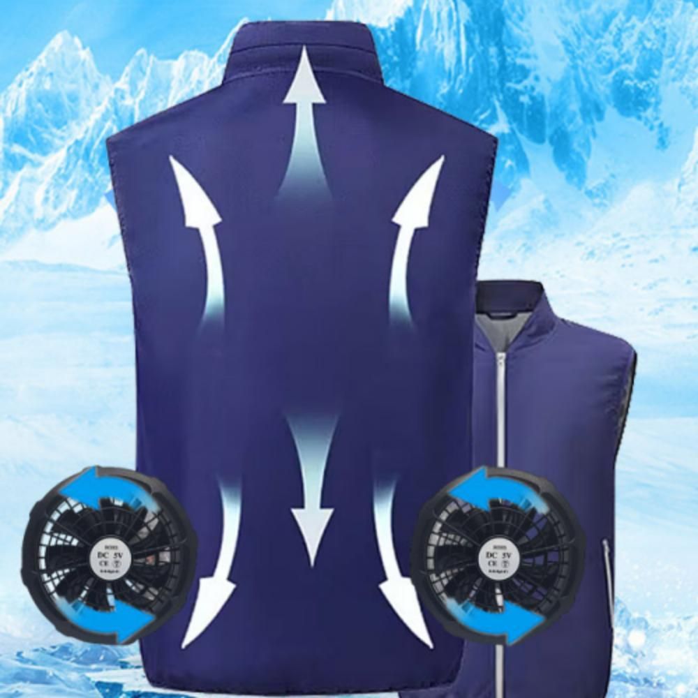 선풍기 조끼 여름 등산 낚시 아이스 쿨링 냉풍 베스트