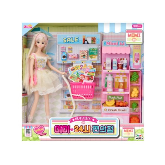 어서오세요 미미 편의점 1세트 가게놀이 구체관절인형 캐릭터 장난감 옷입히기 공주 키덜트 수집 마론