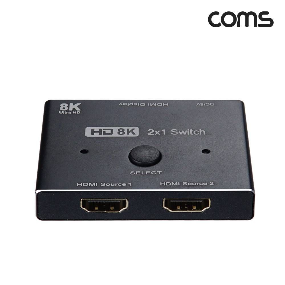 HDMI 선택기 입력2 x 1 출력1 x 2 8K 4K 30hz