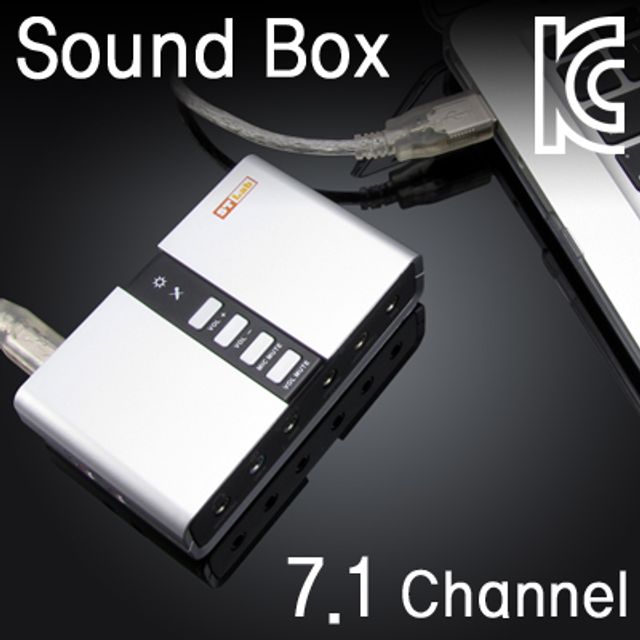 강원전자 넷메이트 7.1채널 USB2.0 사운드 박스(S/P