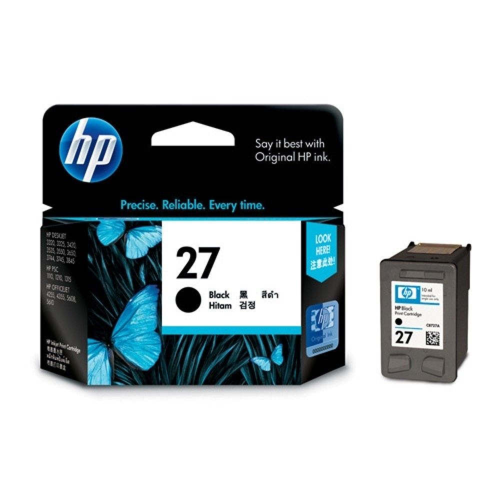 HP 정품잉크 NO.27 C8727AA 검정 JS 280매