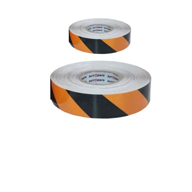 5cm X 45.7M 황검색 고휘도 벌집 반사 테이프 X 2롤