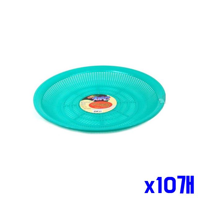 조리도구 납작 원형 x10개 채망 채반 물빠짐 41.5x5cm