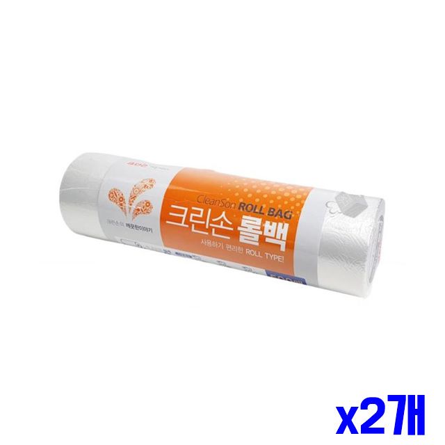 비닐위생백 36X50cm 롤타입 비닐백 x2개 특대 500매입
