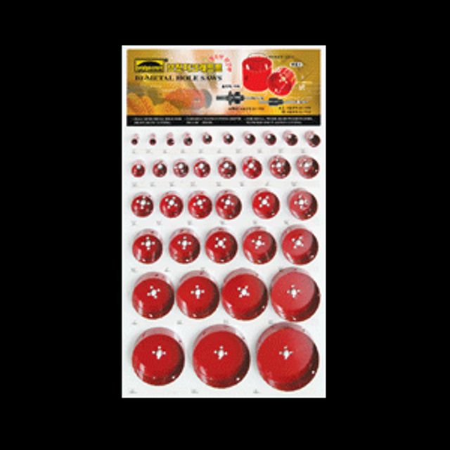 ZINO 롱홀쏘세트(36pcs)(진열대별도) 16~152mm