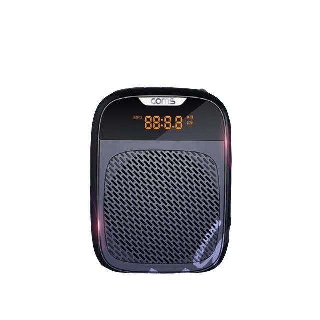휴대용 블루투스 5.1v 스피커 유선 마이크 앰프 Blac