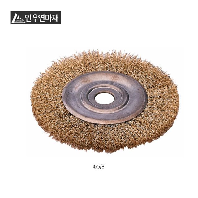 인우 연마 원형 브러시 4x5/8in 30개입