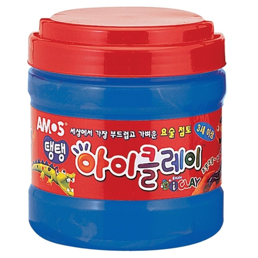 아모스 23000 탱탱아이클레이 400g 파랑 버켓 1개입