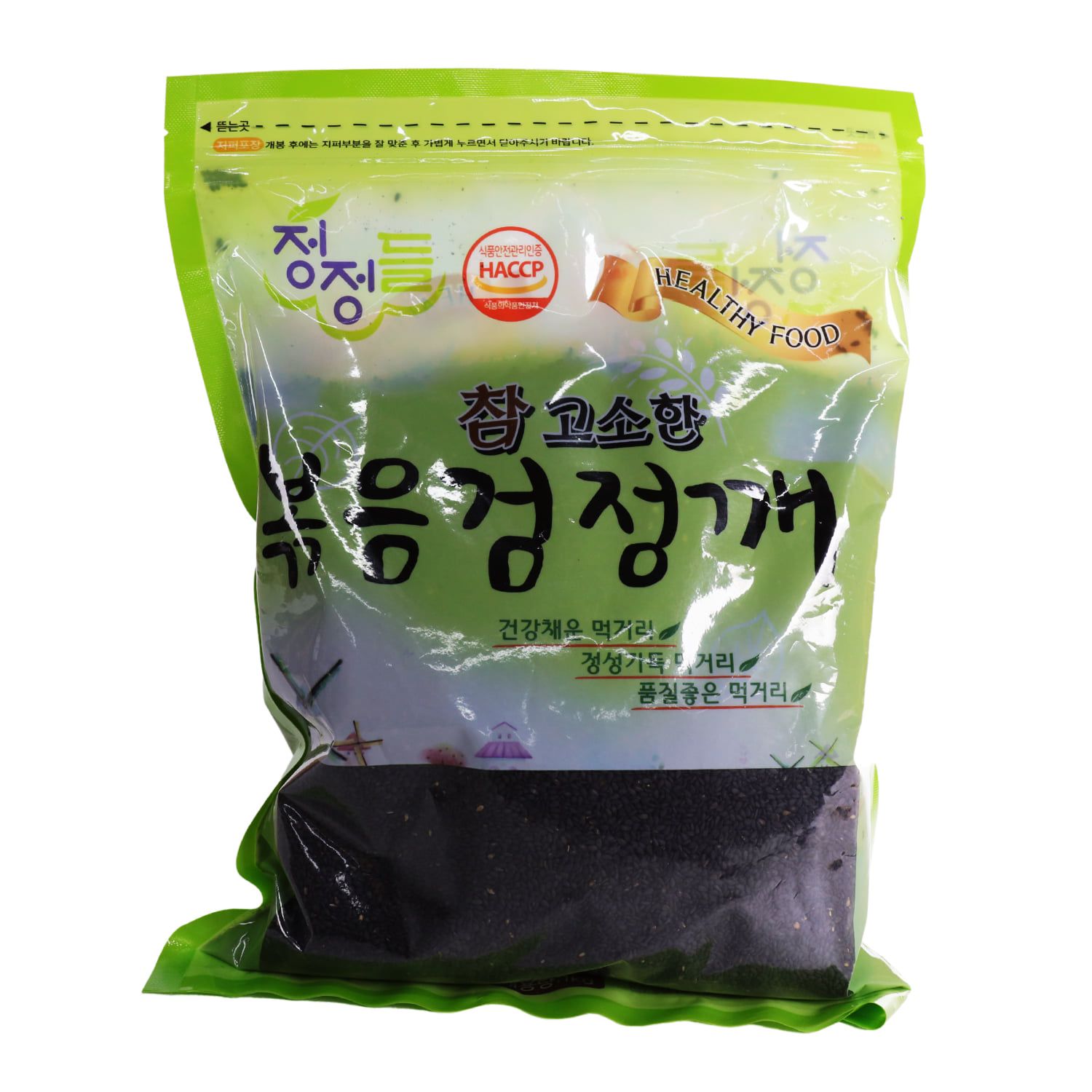 청정들 참 고소한 볶음검정깨 1kg