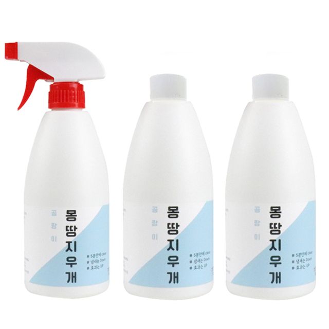 몽땅지우개 곰팡이 제거제 500ml 3개입 타일 욕실청소