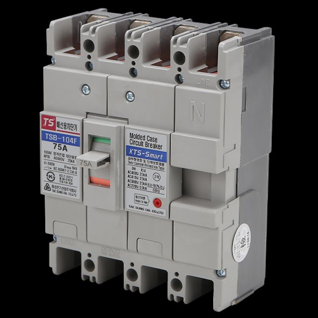 배선차단기 산업용 TB 104S(TSB 104F) 4P 75A 25KA
