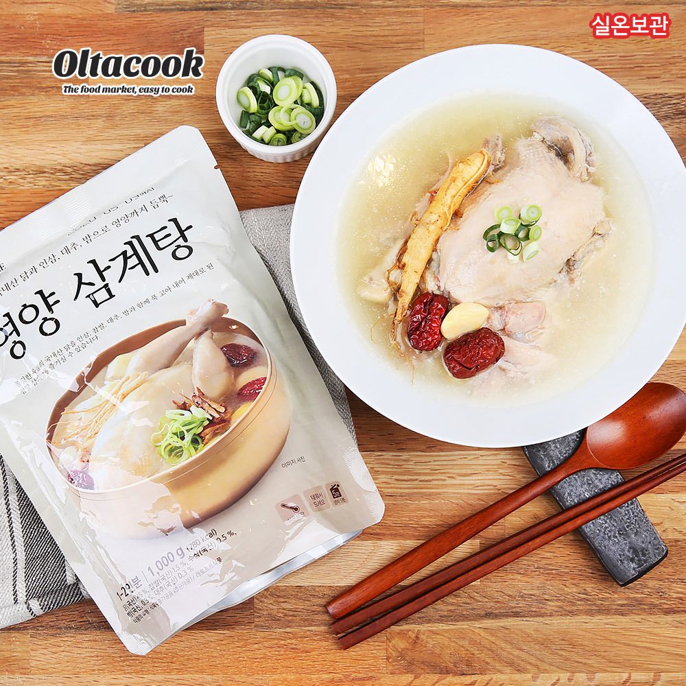 CK푸드원 참이맛 영양 삼계탕(실온) 1kg