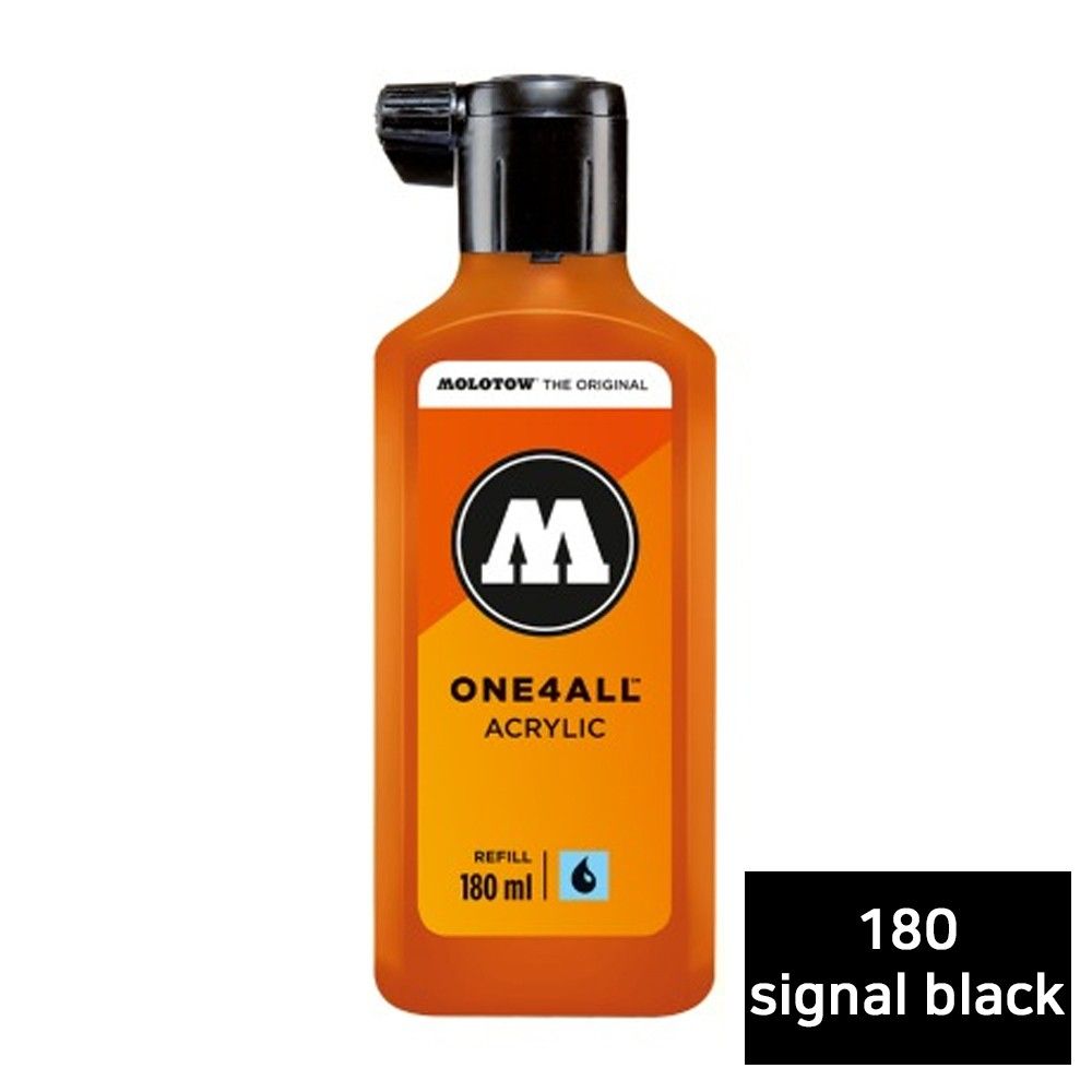 모로토우 원포올 마카 리필 180ml 180 signal black