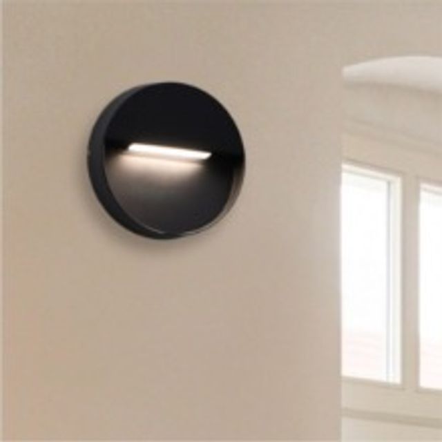 LED 에코 케바 원형 벽등 5W IP54 주백색 플리커프