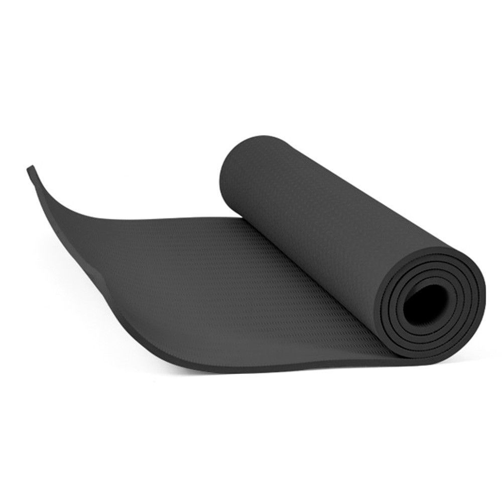 요가매트8MM TPE 블랙 스포츠매트 필라테스매트 도구