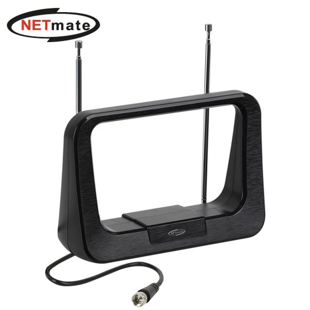 넷메이트 디지털 TV 실내 수신 안테나(5-7dB/무전원)
