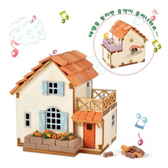 DIY 태엽오르골 알프스집 만들기 키트