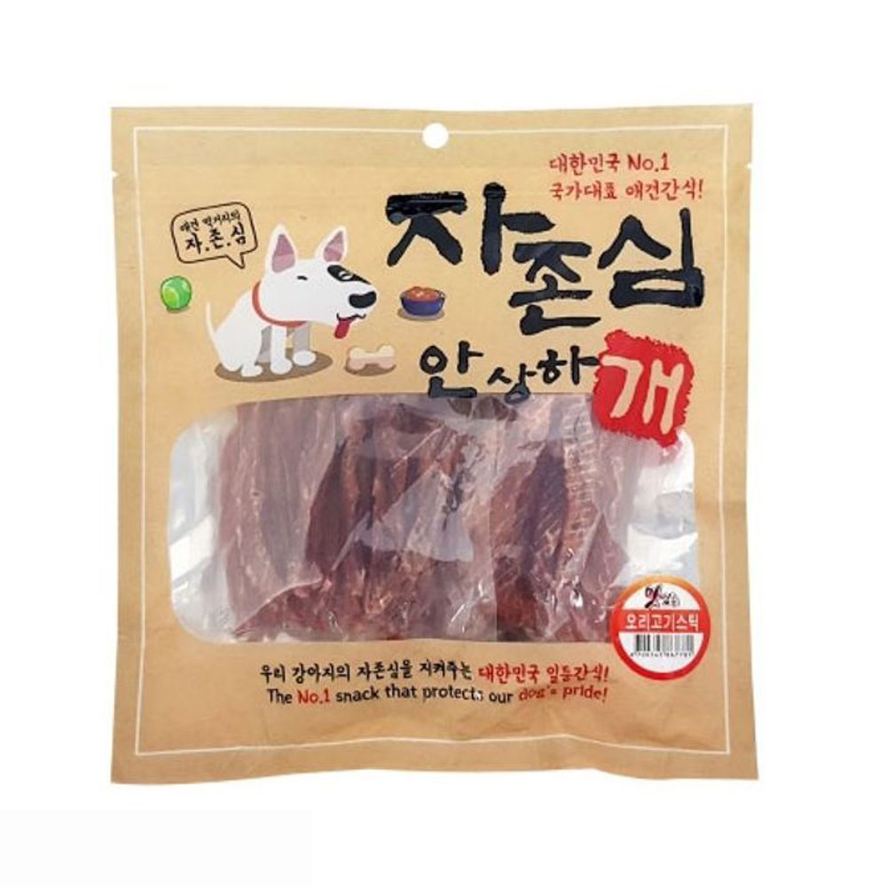 애견간식 자존심 안상하개 오리고기 스틱 200g 10팩