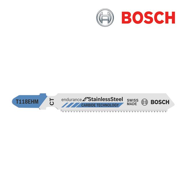 보쉬 T 118 EHM 스테인레스용 카바이드 직소날(3개입)