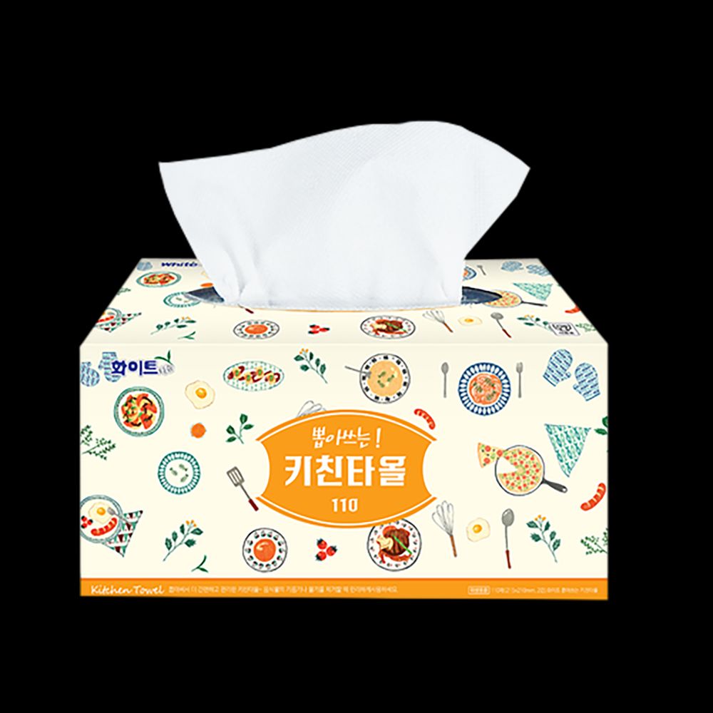 화이트 클린 프리미엄 뽑아쓰는 키친타올 110매x30개