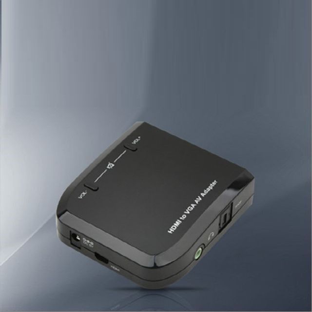 HDMI 컨버터 HDMI-VGA 스테레오 광오디오 USB전원